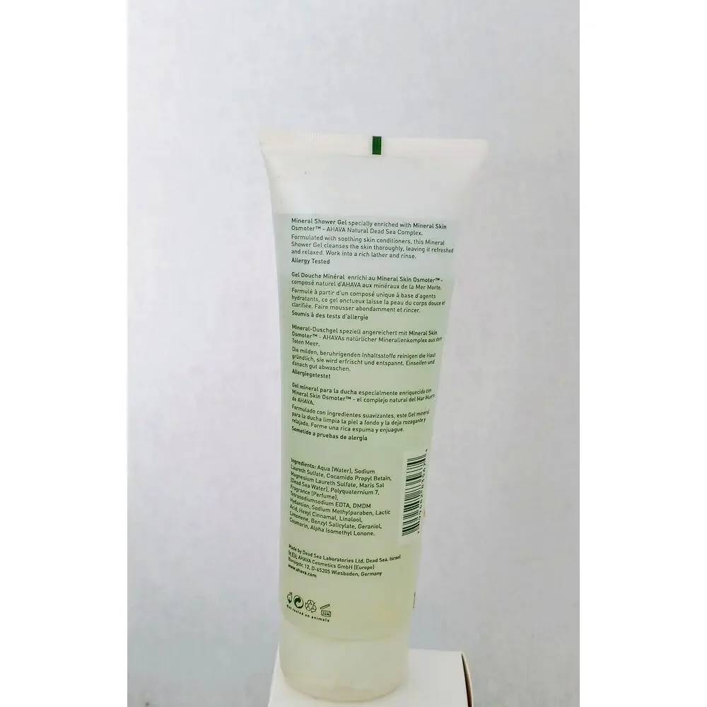 AHAVA Dead Sea Water Mineral Shower Gel Tranquil Wash 8.5 oz. SEE PHOTO